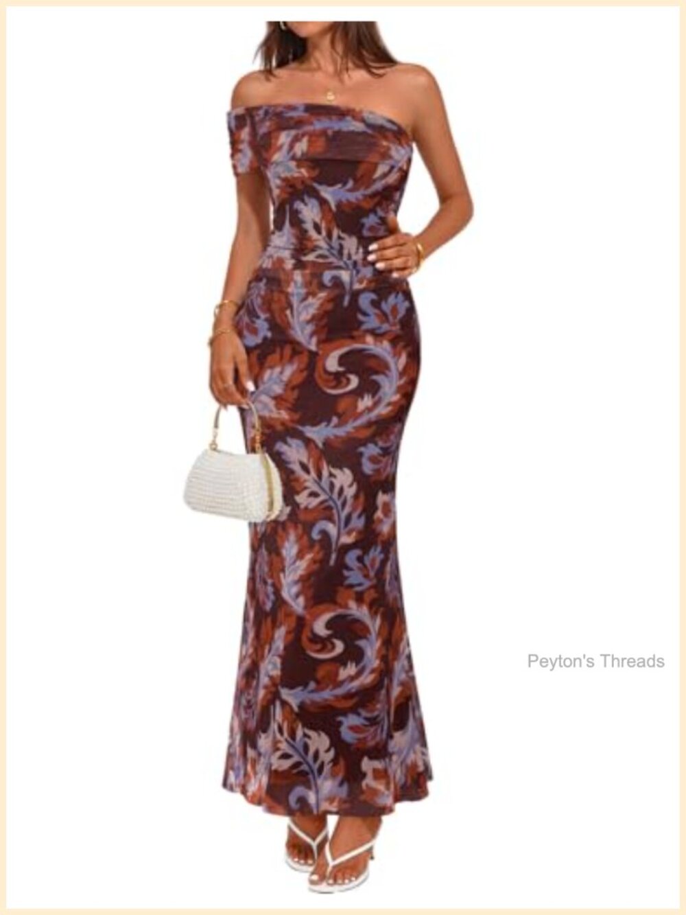 Floral Maxi Dress Off Shoulder Ruched Mesh Bodycon Cocktail Wedding Guest